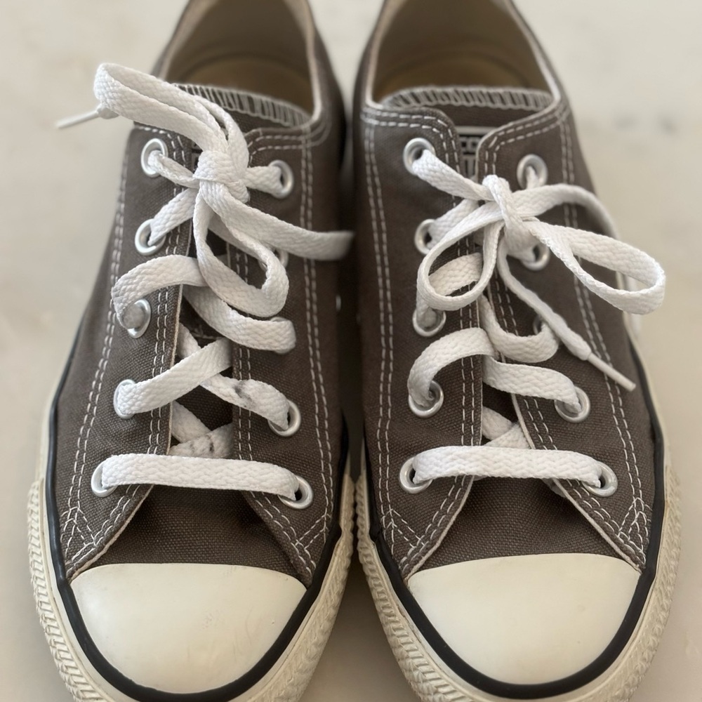 Converse all star low top sneaker Gray size 6 - Picture 8 of 10